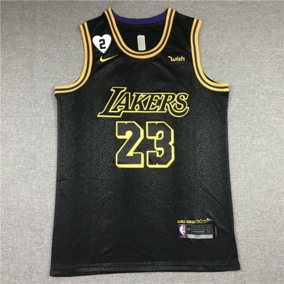 lebron james black and yellow lakers jersey